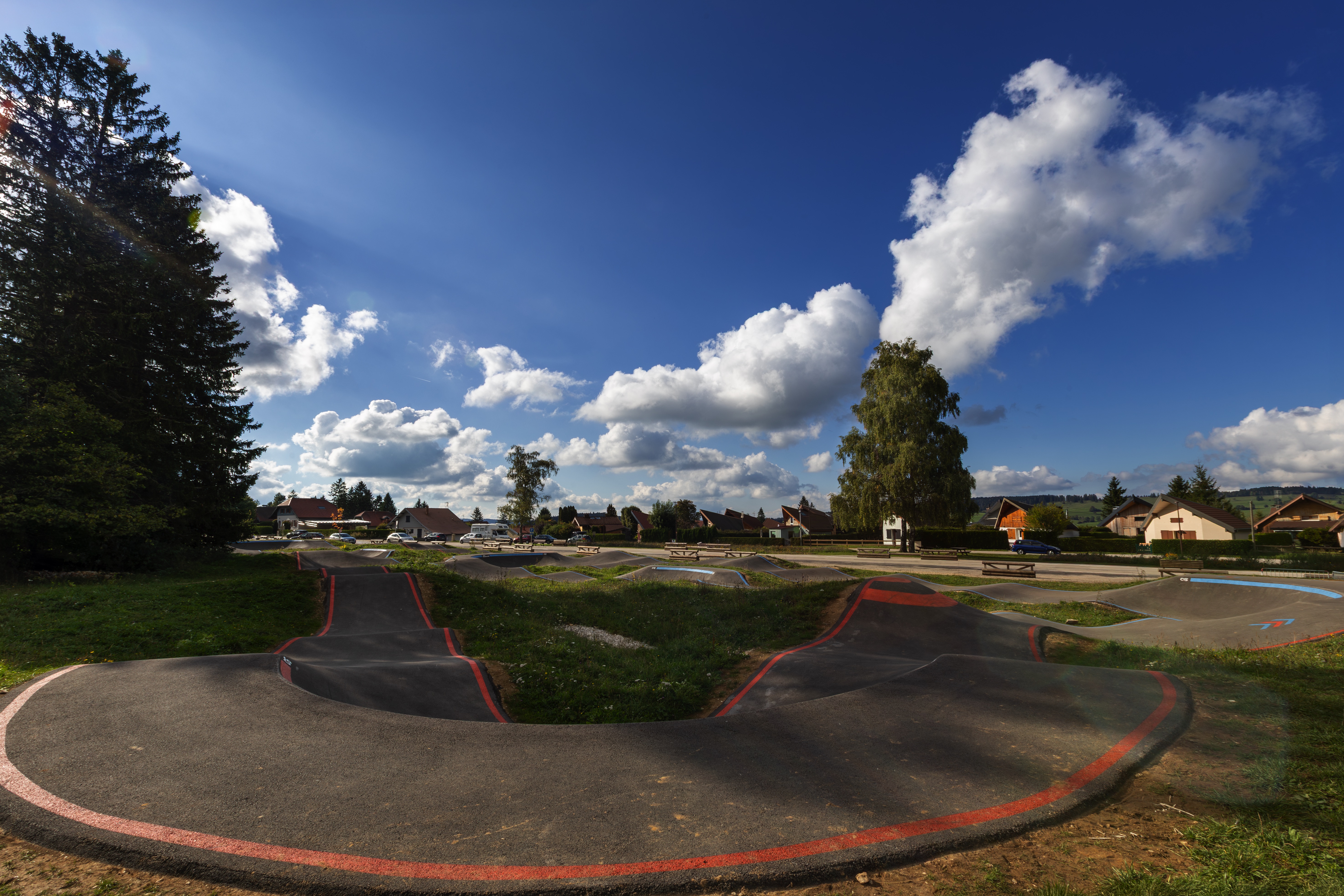 Vue d'ensemble, piste rouge