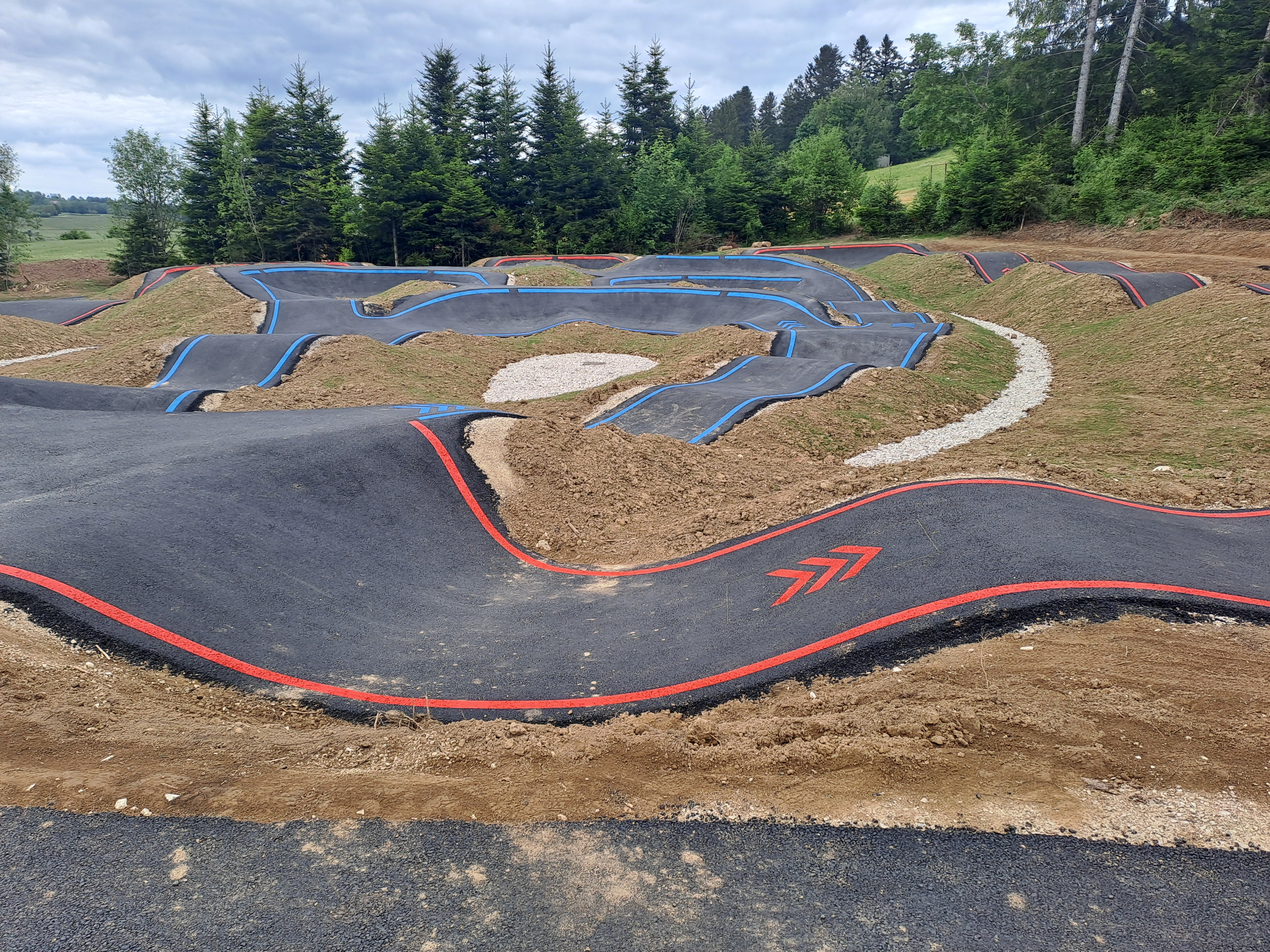 Vue d'ensemble de la Pumptrack