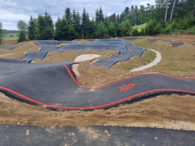 Vue d'ensemble de la Pumptrack