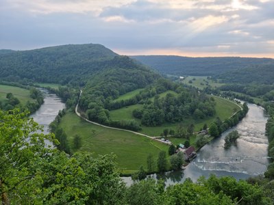 Le grand méandre de la Loue