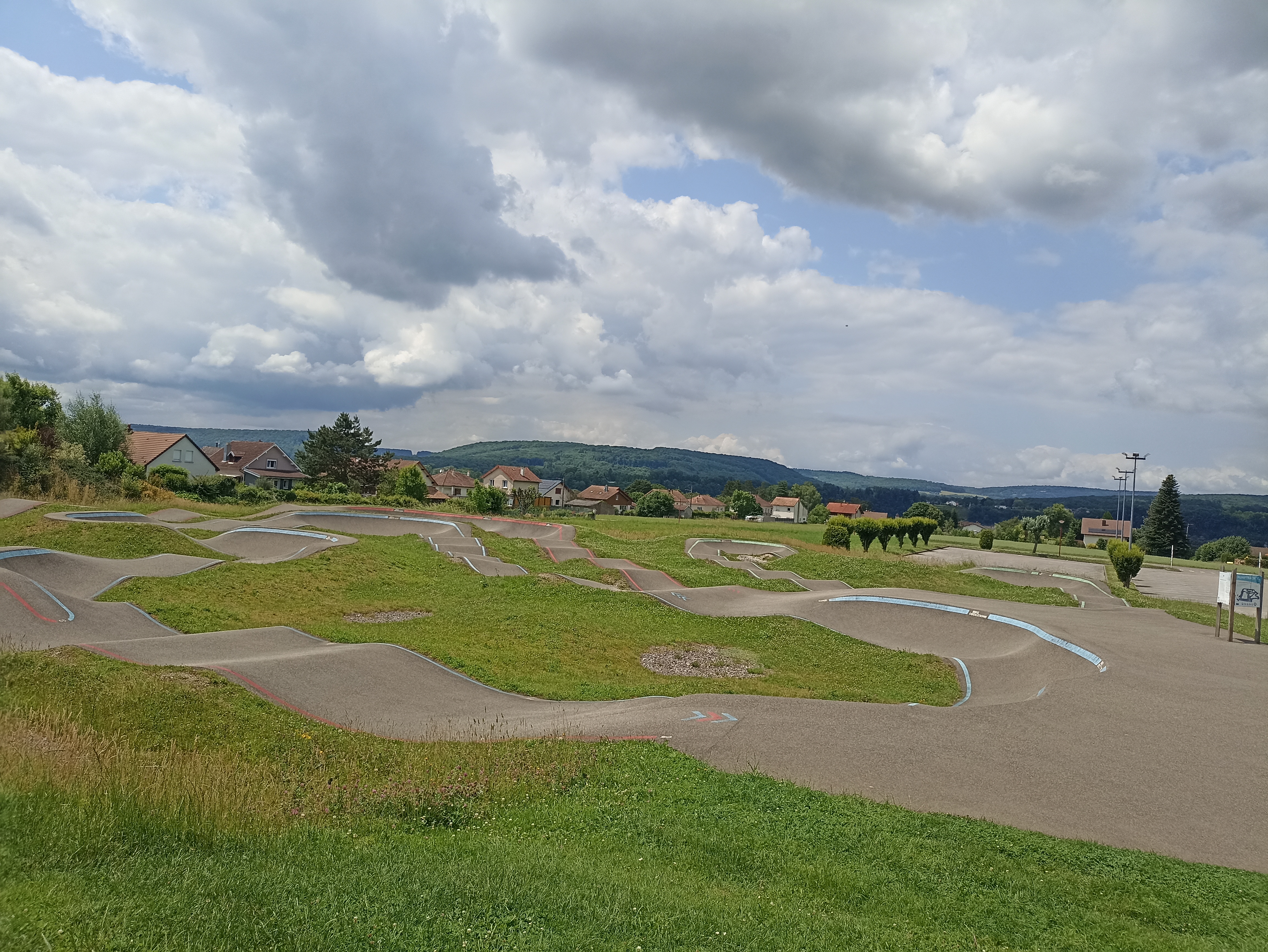 Vue d'ensemble de la Pumptrack