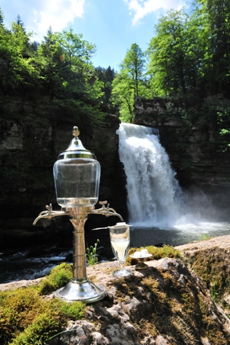 Absinthe à la fontaine