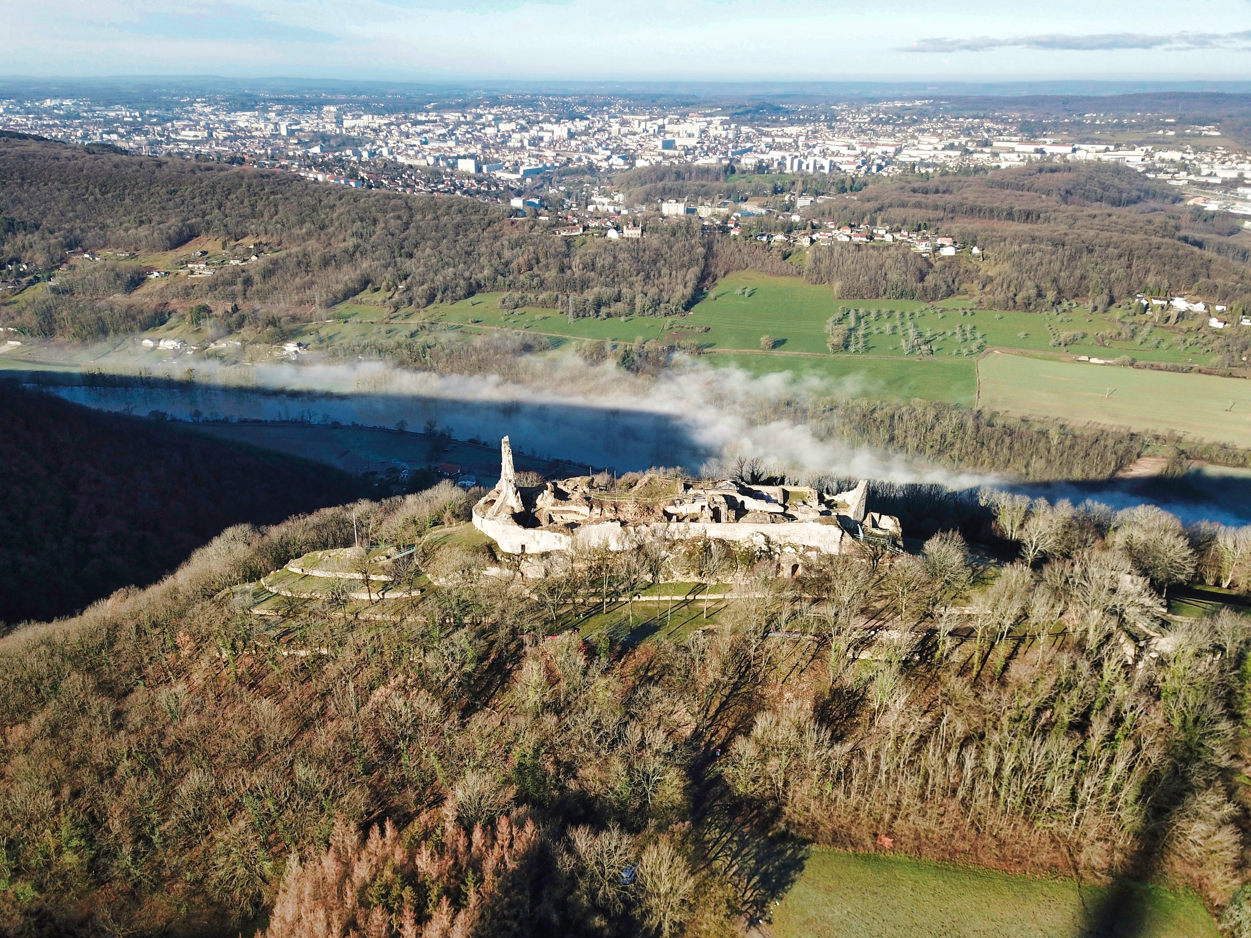 Le château vu du ciel