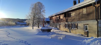 Maison en hiver