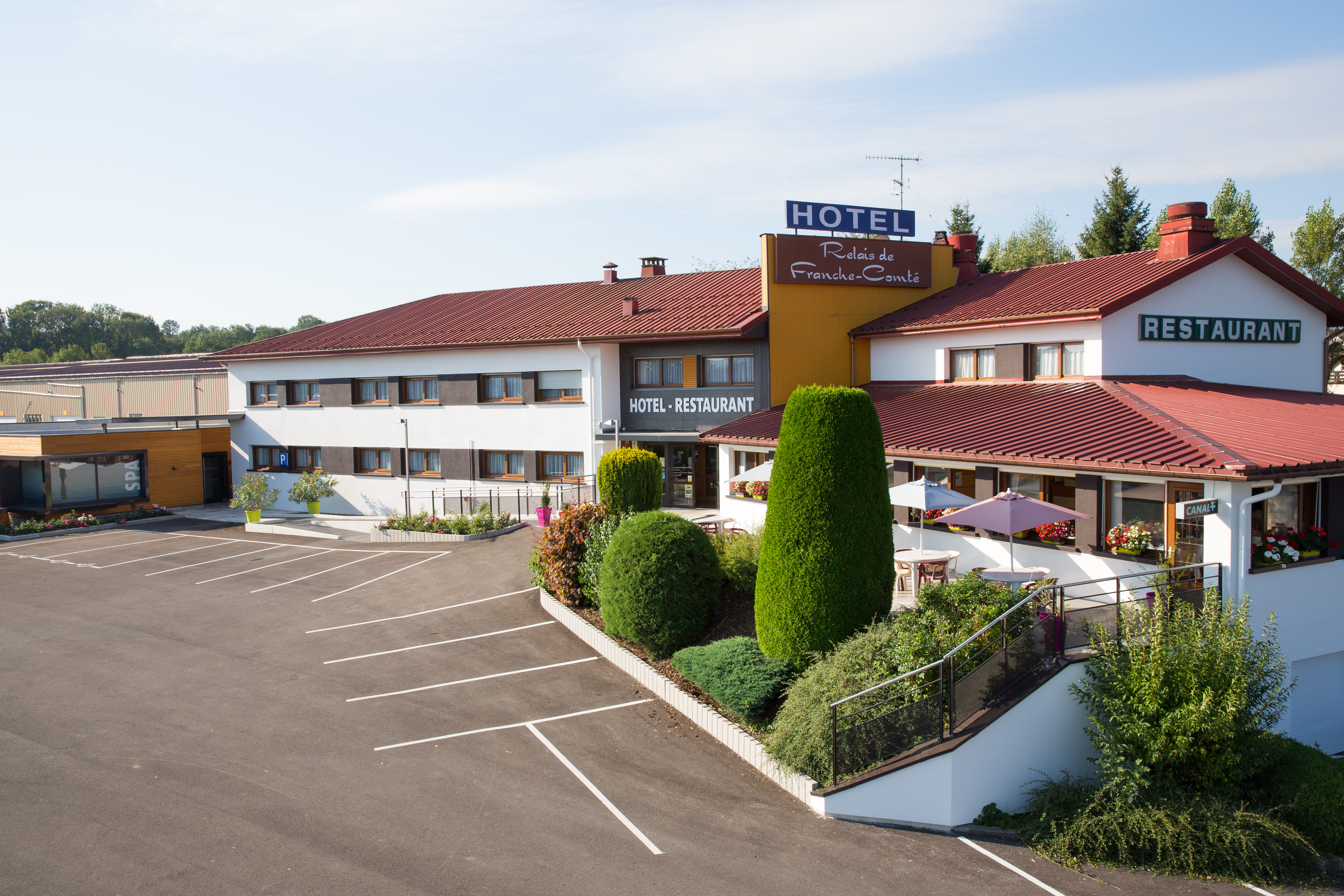 Vue de l'hôtel
