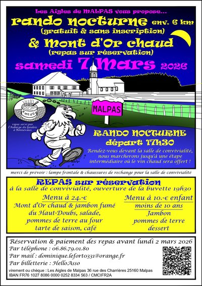 7 mars- rando nocturne - Malpas