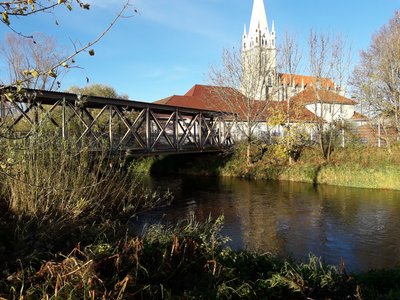 Passerelle du moulin de Doubs
