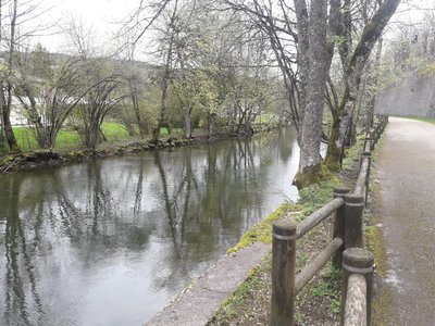 Les Bords du Doubs sur le Chemin de la Fauconnière
