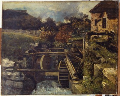 Gustave Courbet (1819-1877) - Une papeterie à Ornans, vers 1865 - Huile sur toile - Musée départemental Gustave Courbet, Ornans