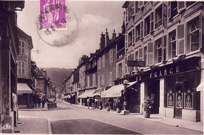 Anonyme - Hôtel de France, 1936 - Carte postale photographique