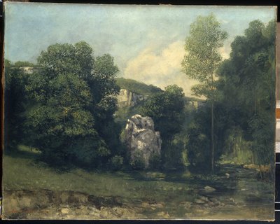 Gustave Courbet (1819-1877) - Le ruisseau de la Brême, 1865 - Huile sur toile - Inv. 897.3.1