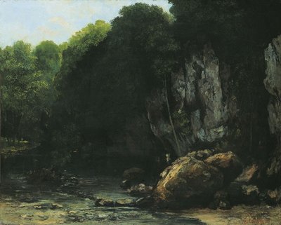 Gustave Courbet (1819-1877) - Le Ruisseau du Puits-Noir, vers 1865 - Huile sur toile -Musée des Augustins, Toulouse – Inv. RO662