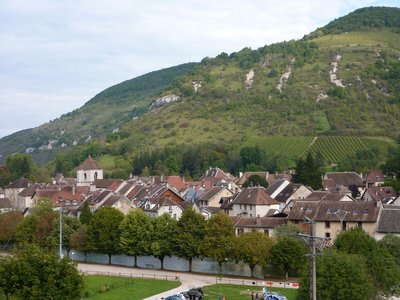 Vue de Vuillafans depuis les coteaux