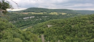 Lizine, belvédère de la Gouille Noire