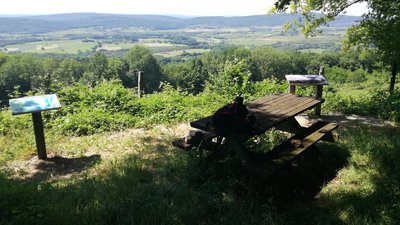 Vallée de la Loue depuis le belvédère de Ronchaux