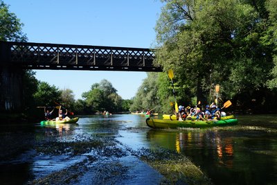Sortie canoë sur l'Ognon à Emagny