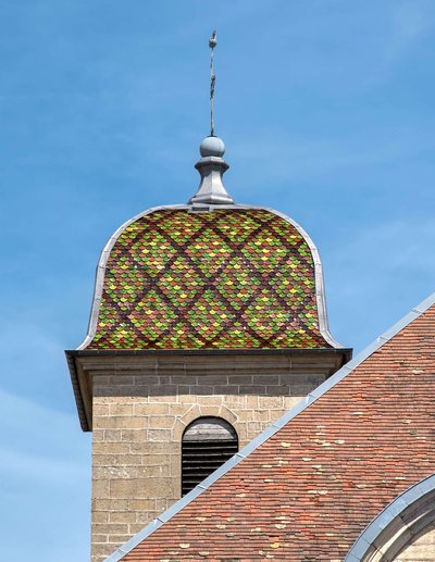 Clocher de l'église de Montfaucon