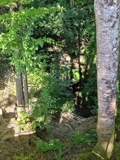 Entrée de la grotte