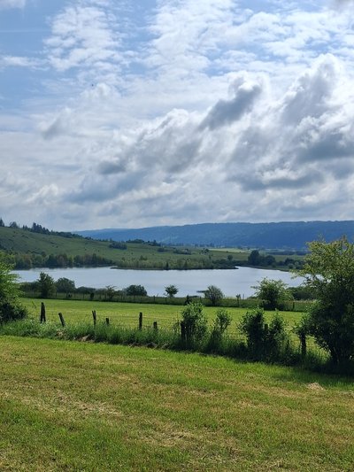Vue depuis la route de Saint-Lazare circuit VTT n°106