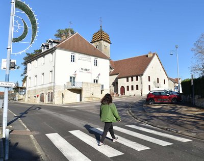 Centre du village de Boussières