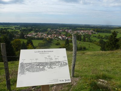Vue du village de Bonnevaux