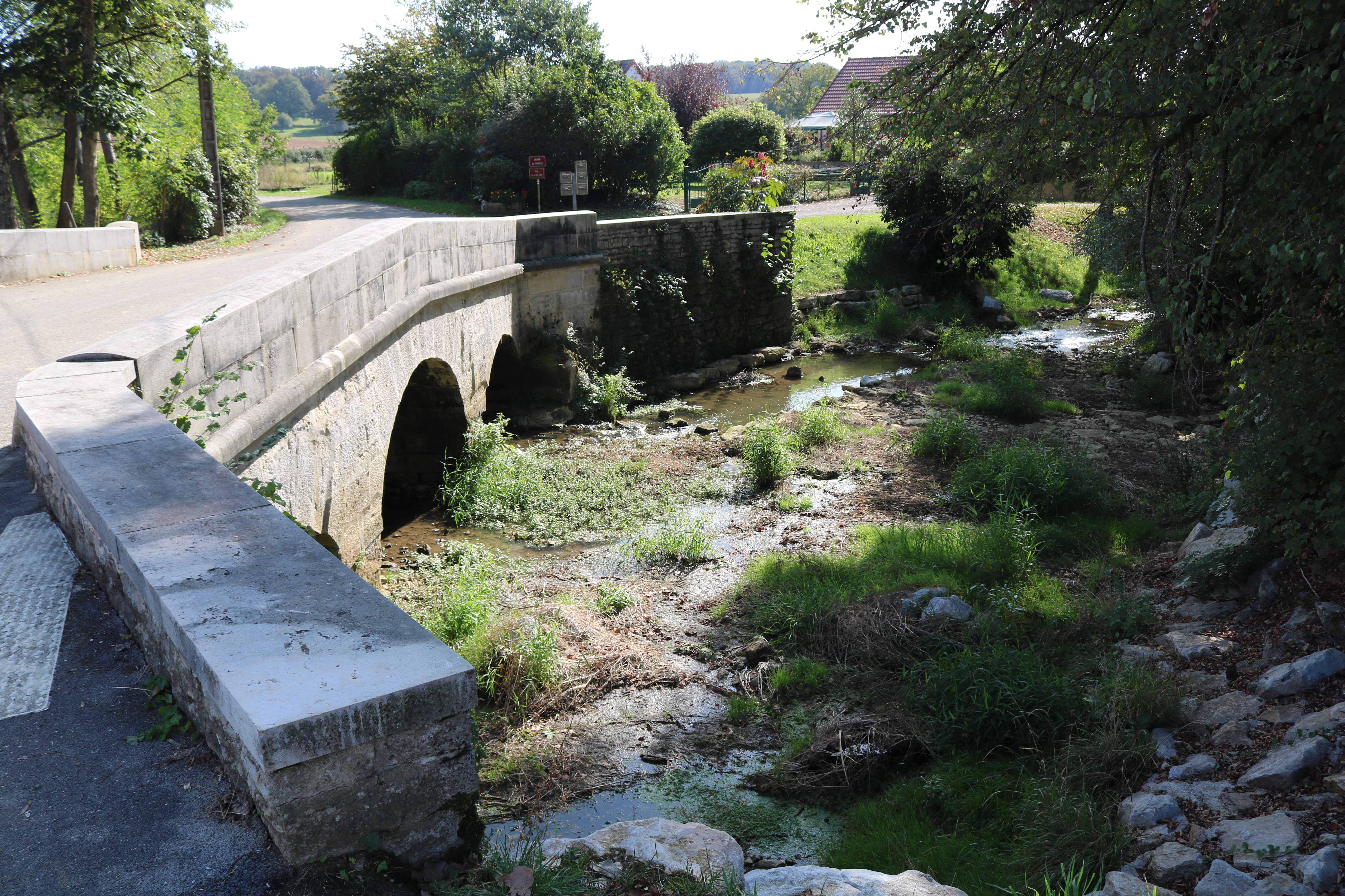 Le ruisseau du Crenu à Avilley