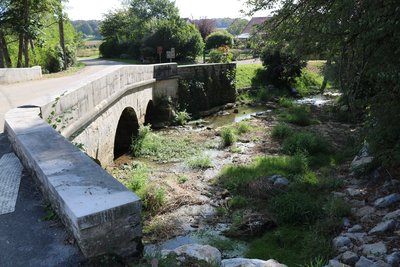 Le ruisseau du Crenu à Avilley