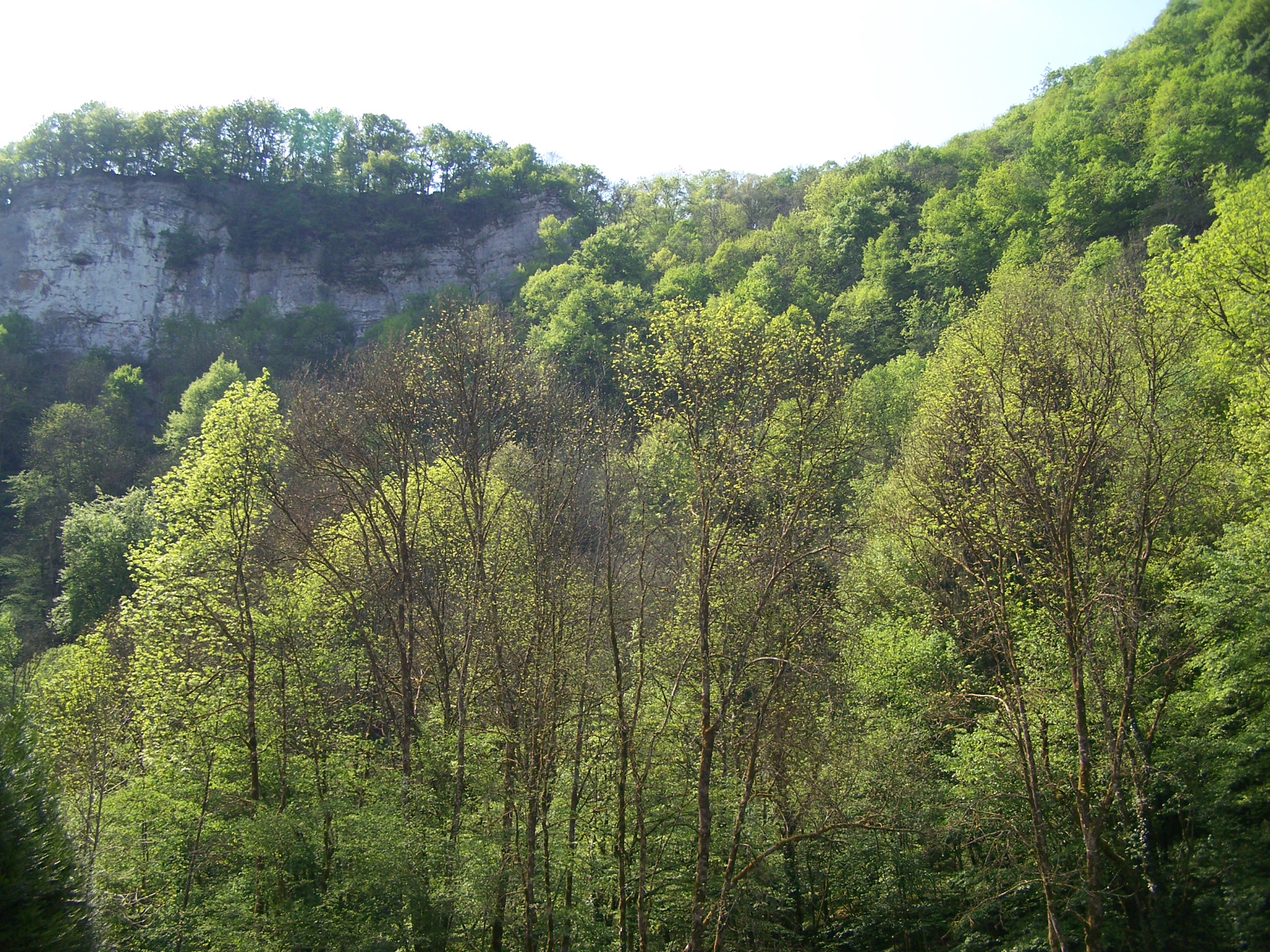 Vue sur les montagnes de la vallée