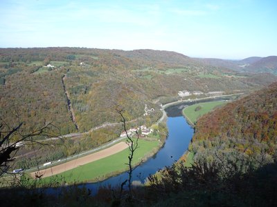 Vue sur la vallée du Doubs