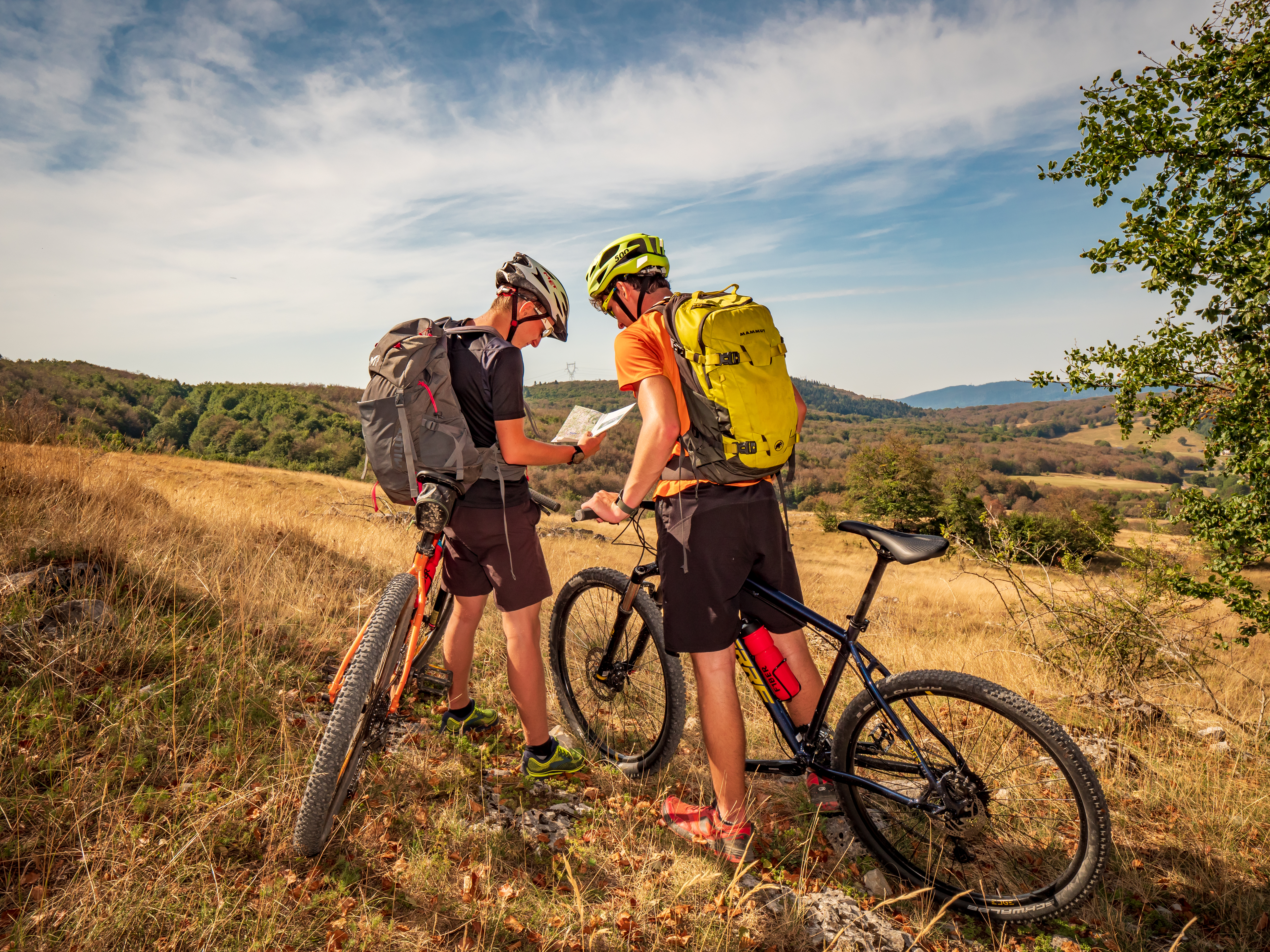 Sur la GTJ à VTT