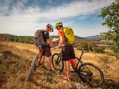 Sur la GTJ à VTT