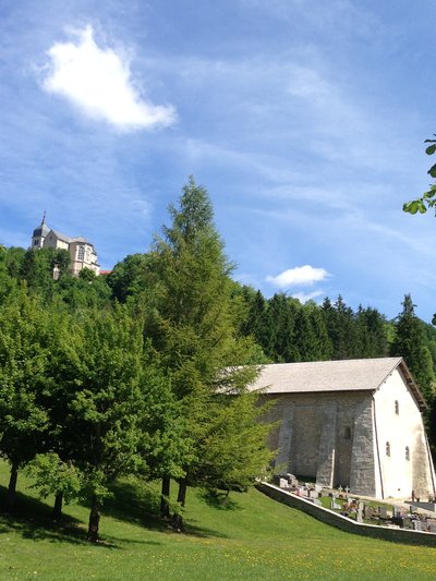 Chapelle Saint-Maurice depuis la Jougnena