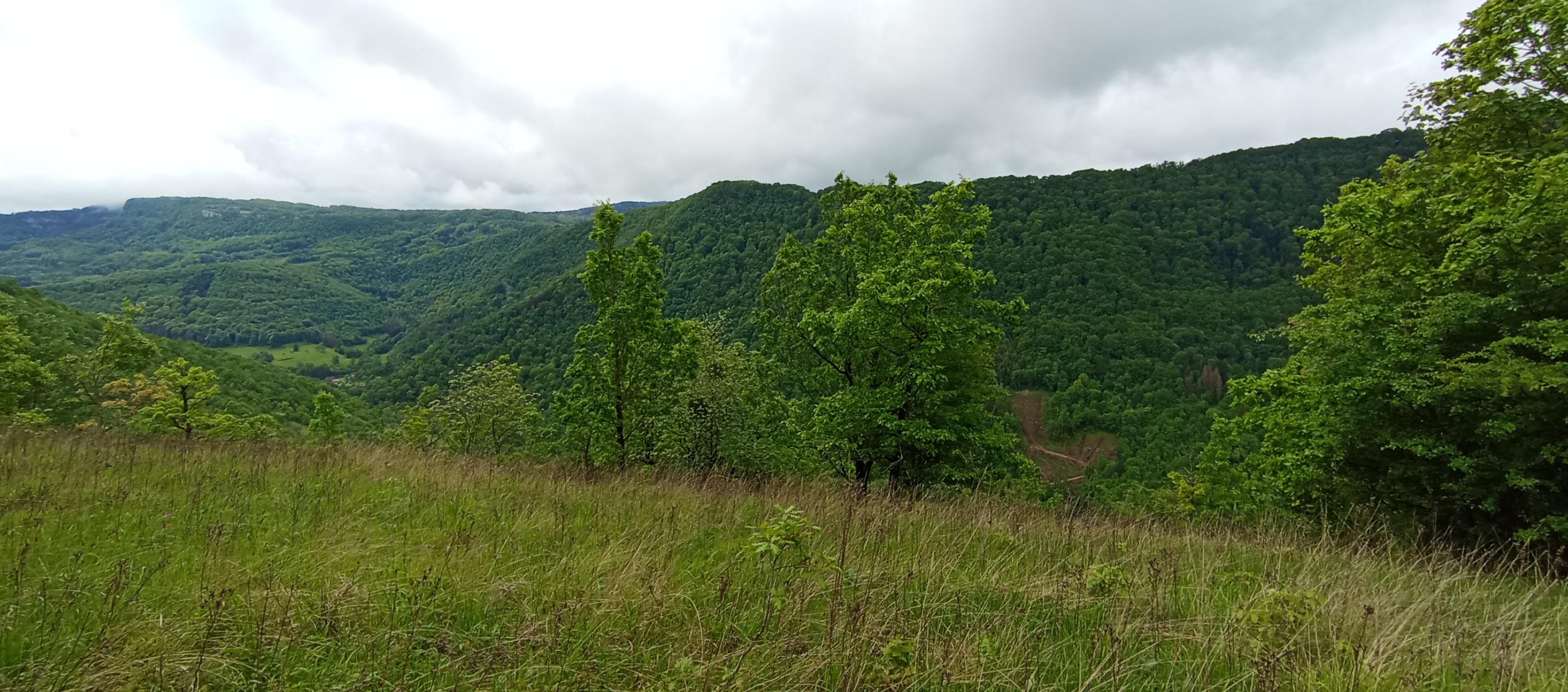 Point de vue sur la vallée de la Loue