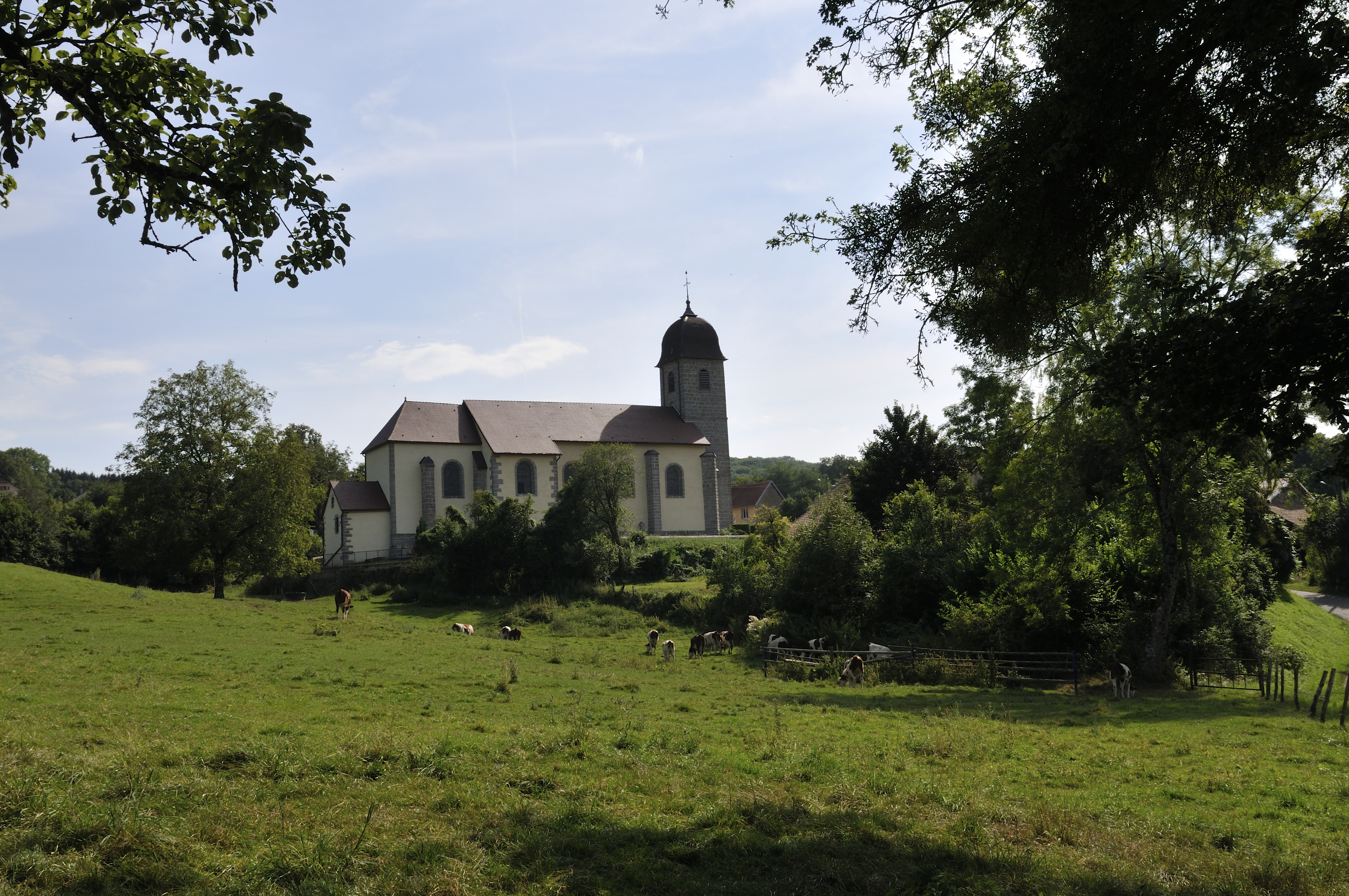 Le village de Lanthenans