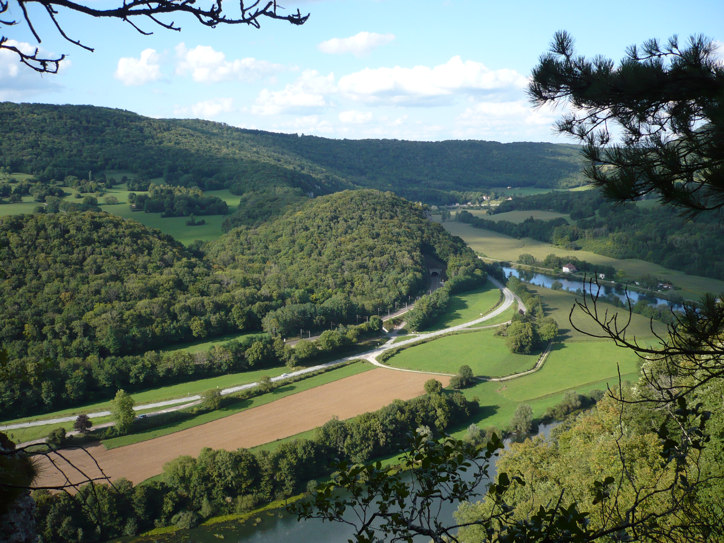 Vue sur le Doubs