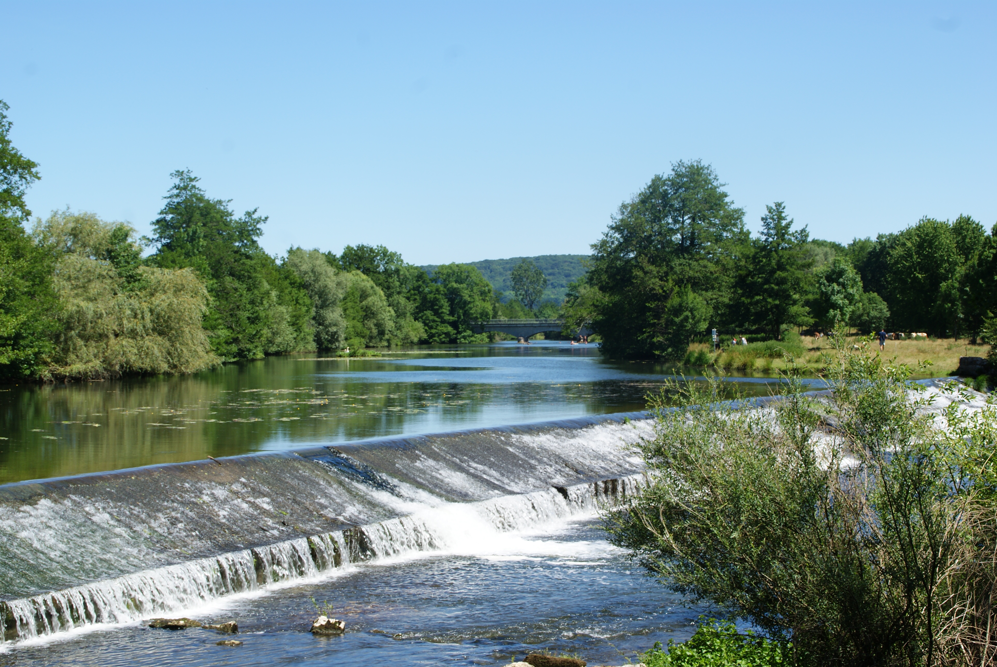 Le barrage sur l'Ognon